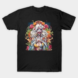 Lunatic Evil Female Clown T-Shirt